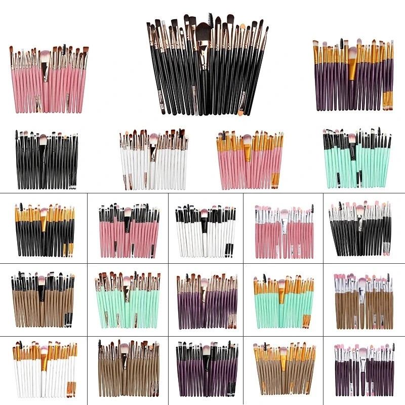 The manufacturer supplies 20 sets of makeup brush, makeup tools, eye shadow brush, eye makeup