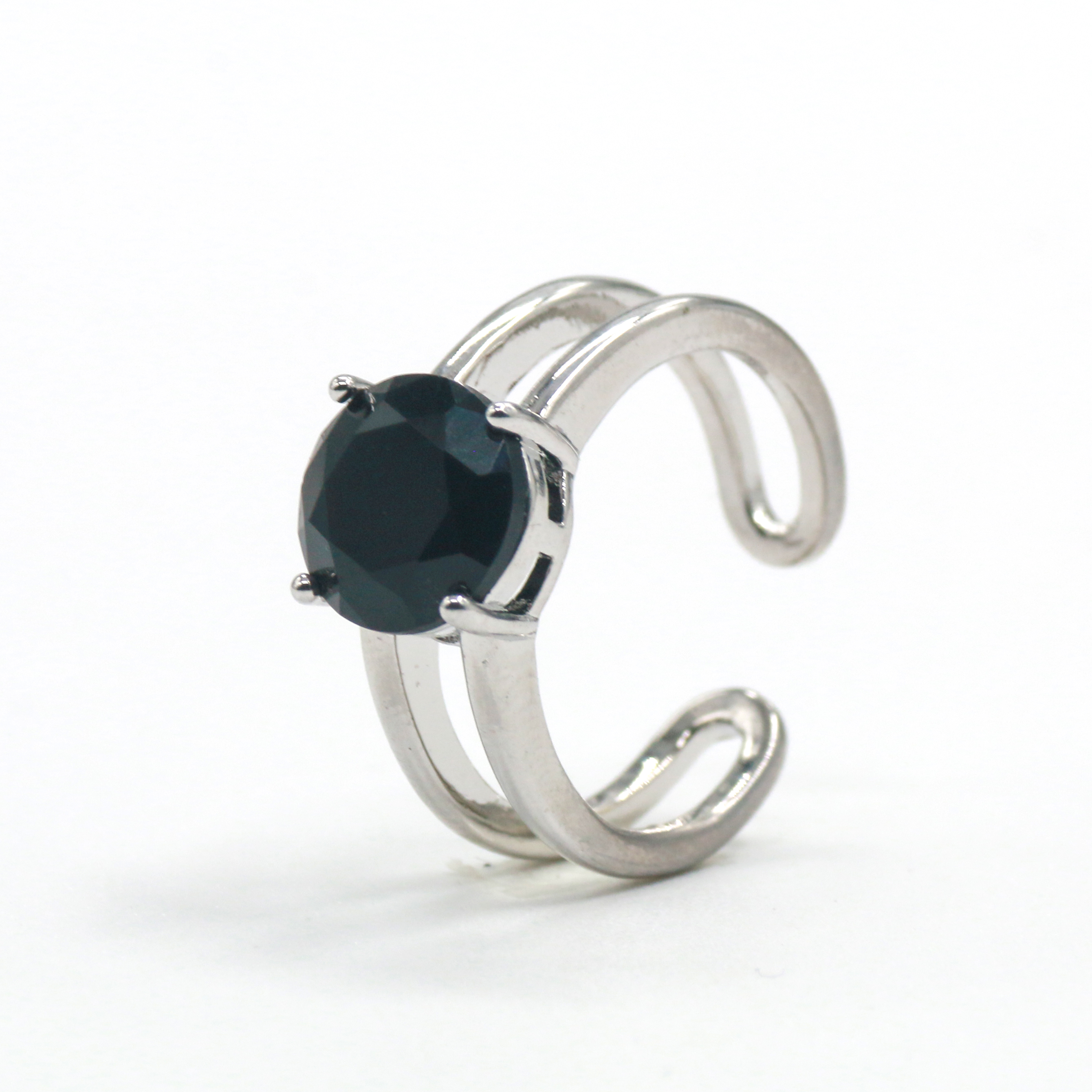 Copper zircon ring 17 thumbnail
