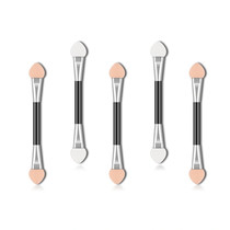 Double head sponge eyeshadow stick disposable eyeshadow brush portable smudging eyeshadow brush beauty makeup tools