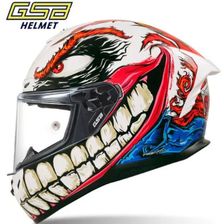 GSB361摩托车头盔男女全覆式机车个性赛车安全头盔四季全盔骑行3C认证