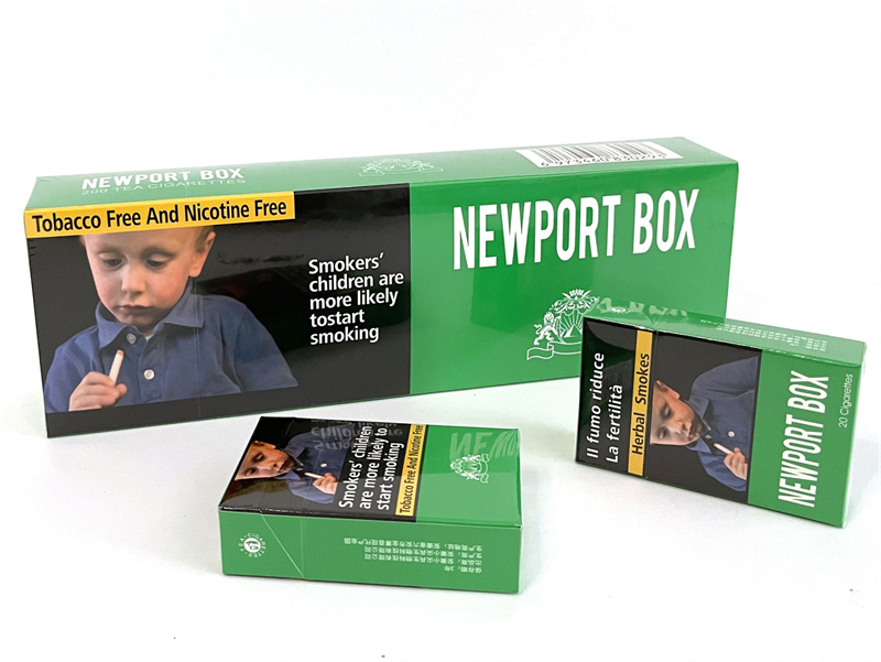NEWPORT BOX新品茶烟健康茶制替烟品不含尼古丁粗支茶叶代烟品薄荷口味 详情5