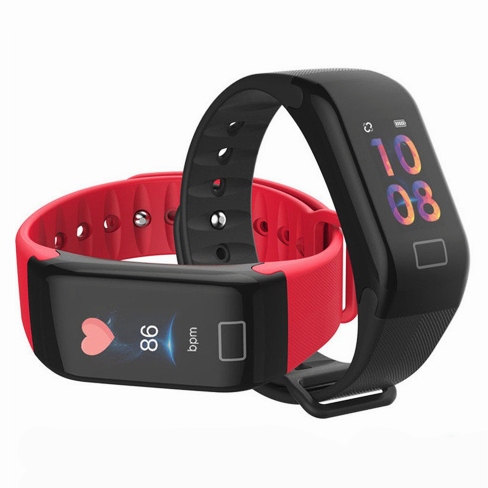 Smart Bracelet with Heart Rate Blood Pressure Monitor Band Blood Oxygen Sport for Android IOS thumbnail