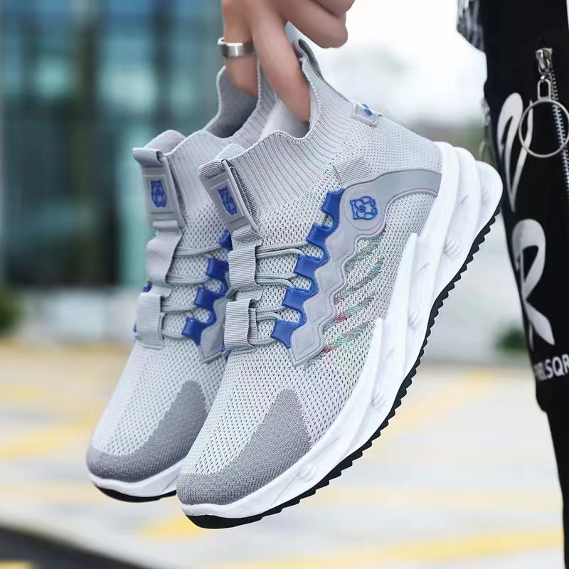 2022 foreign trade new summer men's sneakers before color gump shoes men's leisure sneakers spring new height mesh cloth breathable single shoes travel tide men's shoes four seasons thumbnail