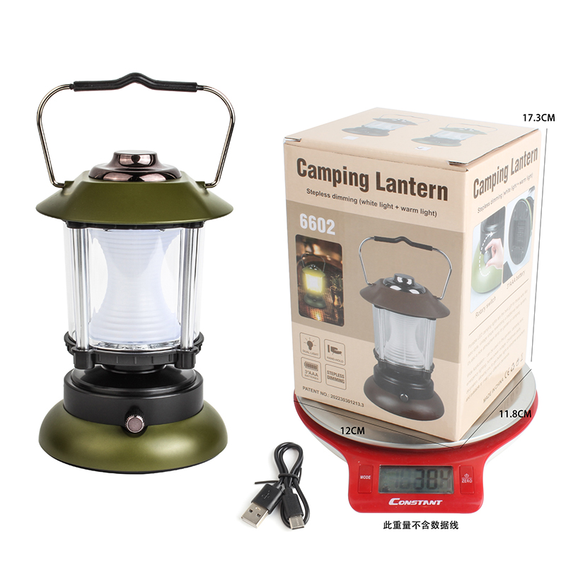 Cross-border outdoor multi-functional retro horse lamp, led camping lamp, dry battery charging tent lamp, emergency lighting, camping lamp Specification image