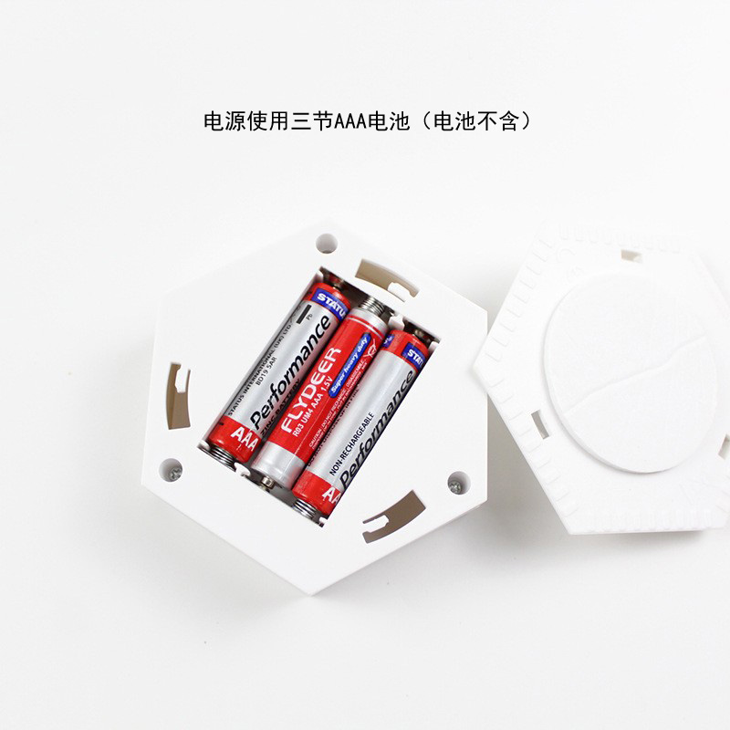 220722 COB control remoto hexagonal gabinete luz clap lámpara dormitorio cocina pasillo cabeza de cama luz de noche pequeña lámpara de noche 1 remolque 3led luz de noche pequeña pic 13