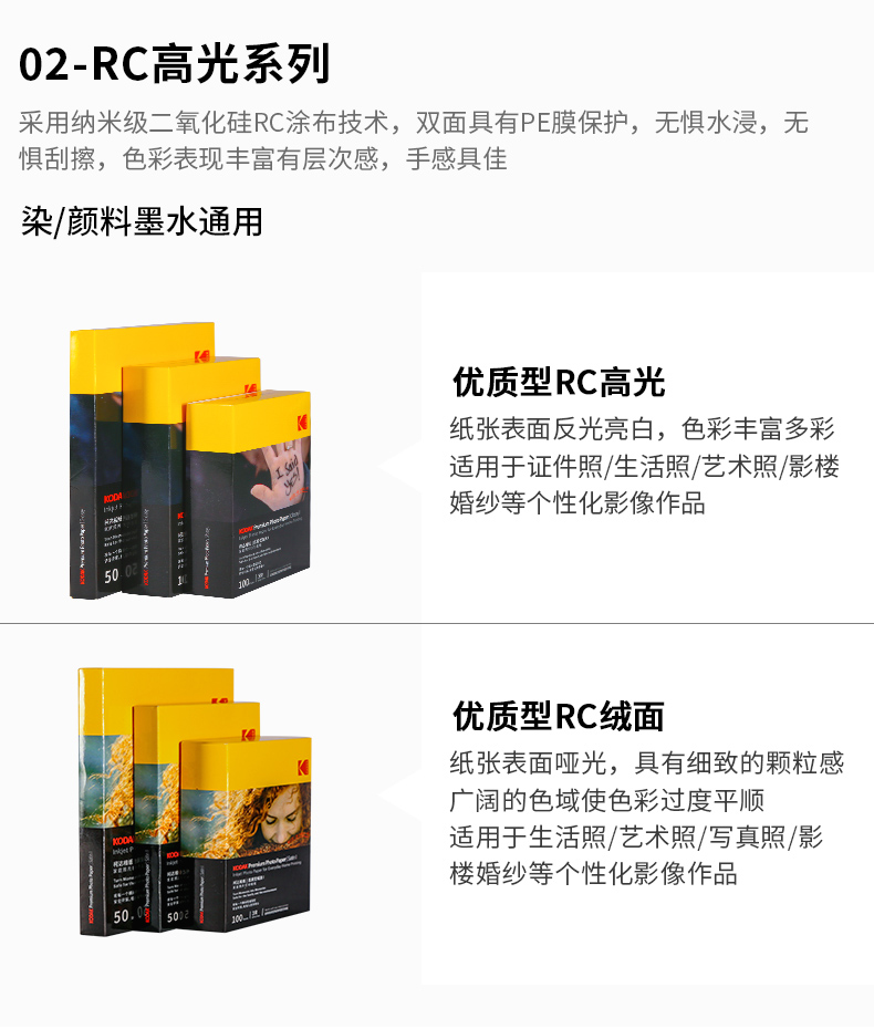 柯达KODAK家庭照片打印相纸标准型高光相片纸KODAK相片打印纸A4高光像片纸20张像纸照片相纸高光喷墨相纸详情18
