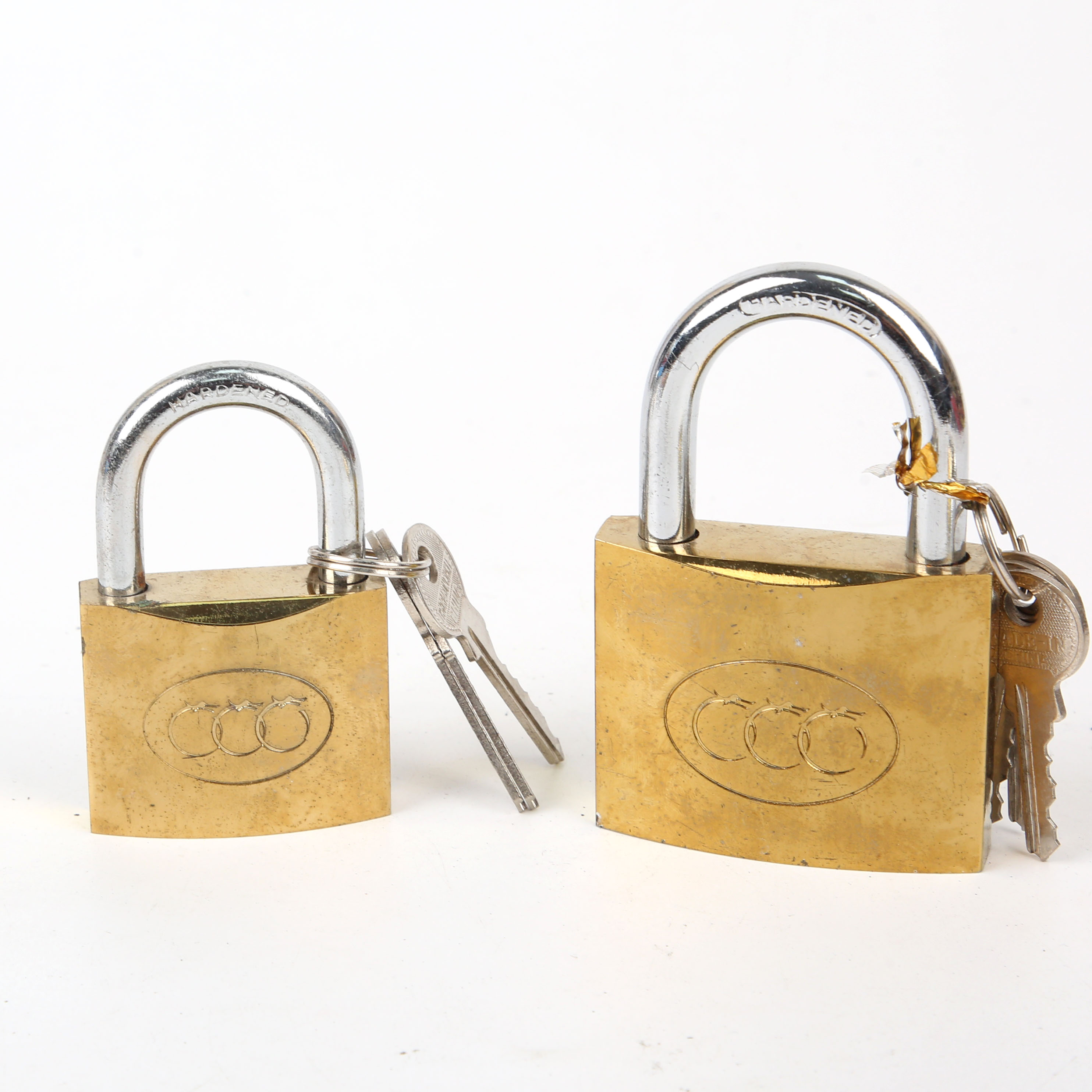 挂锁，锁，钛金锁，电镀锁，防撬锁，金色锁