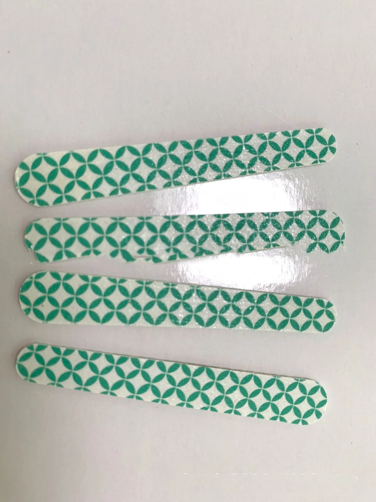Stock spot file strip copper pattern nail file stock disposable nail file mini chip file