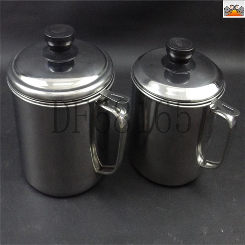 DF68165 口杯不锈钢滤油壶家用带滤网储油罐油瓶大容量厨房过滤油罐加厚油壶 DF TRADING HOUSE详情4