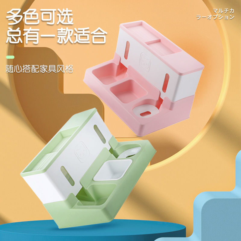New type of automatic water dispenser and feeder for pet cats, integrated dog food bowl and water feeding bowl, multi-functional food utensils, pet supplies Item Picture