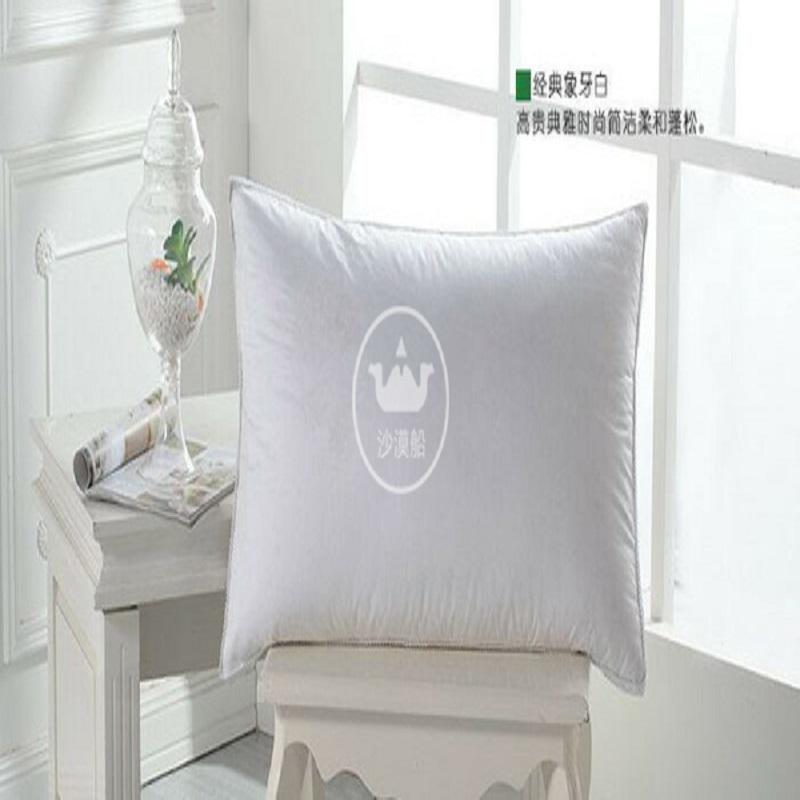 Duck hair pillow core five star hotel bedding for cervical spine high, middle and low different sleep schemes feel smooth and breathable thumbnail