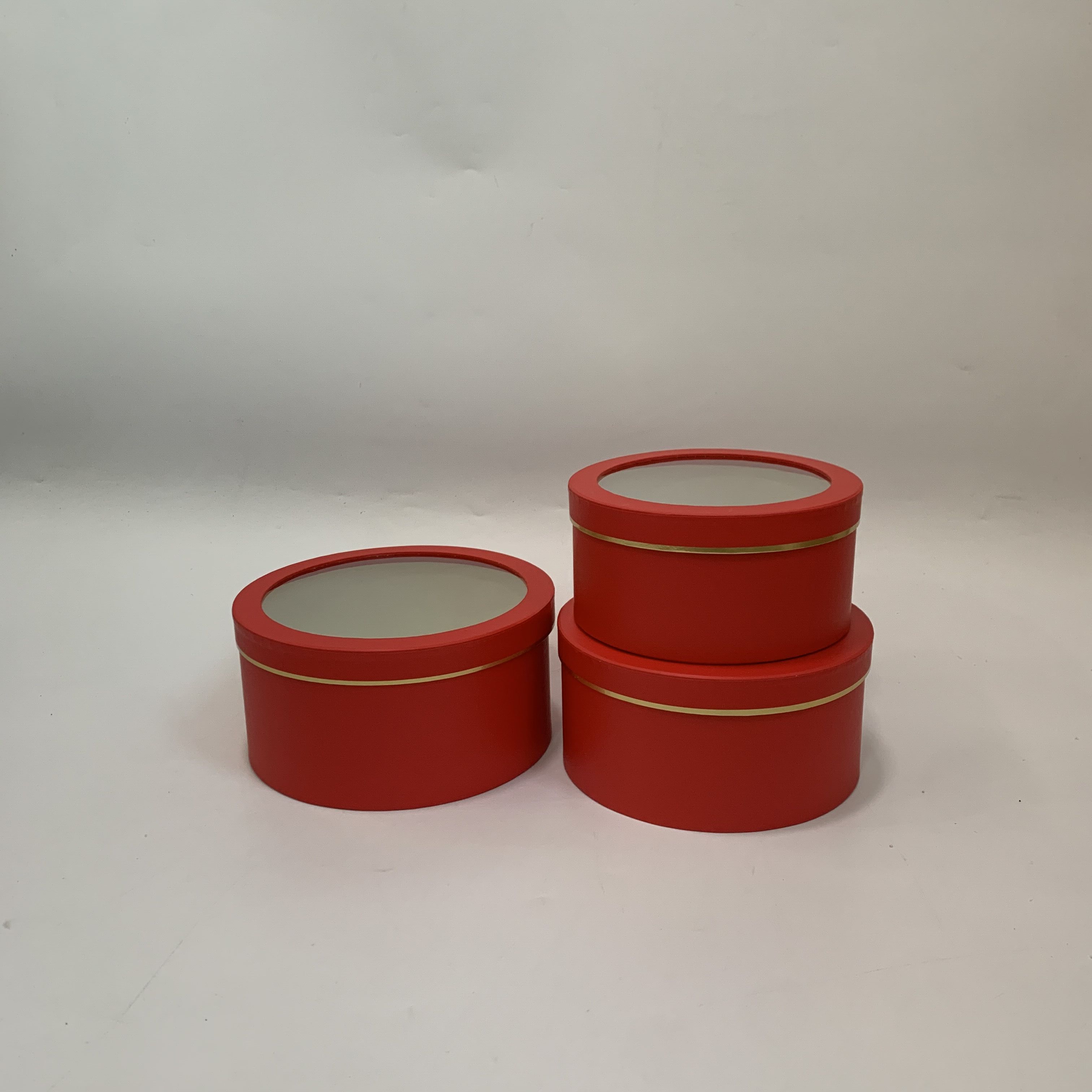 Wina Round Hollow Three-Piece Gift Box Three-Piece Gift Box Flower Box Flower Box With Hand Gift Box Application Scenario