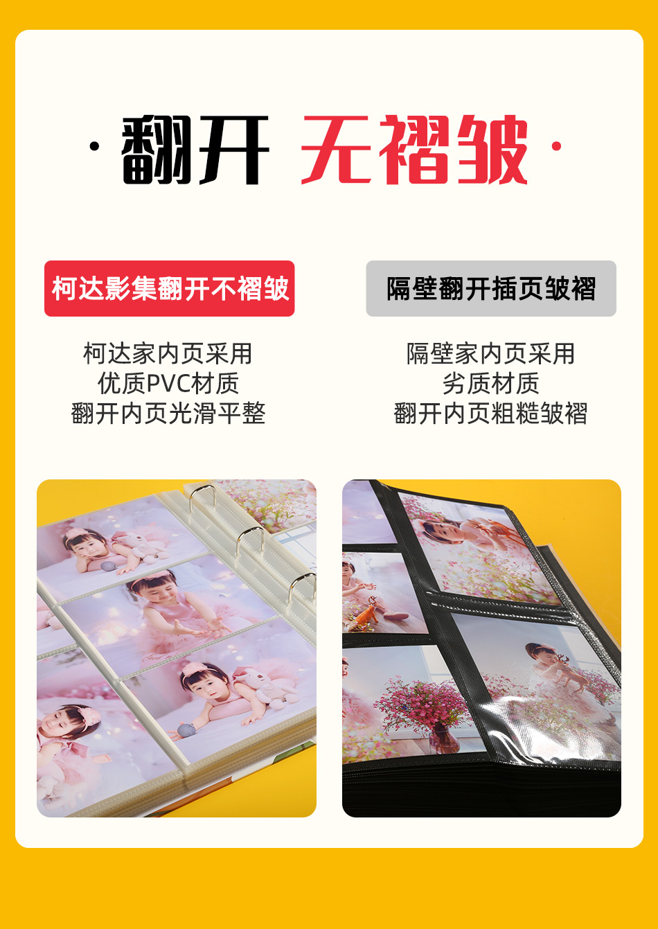 柯达Kodak影集自粘式18寸影集相册纪念册相册收纳diy情侣家庭手工自粘式相册详情5