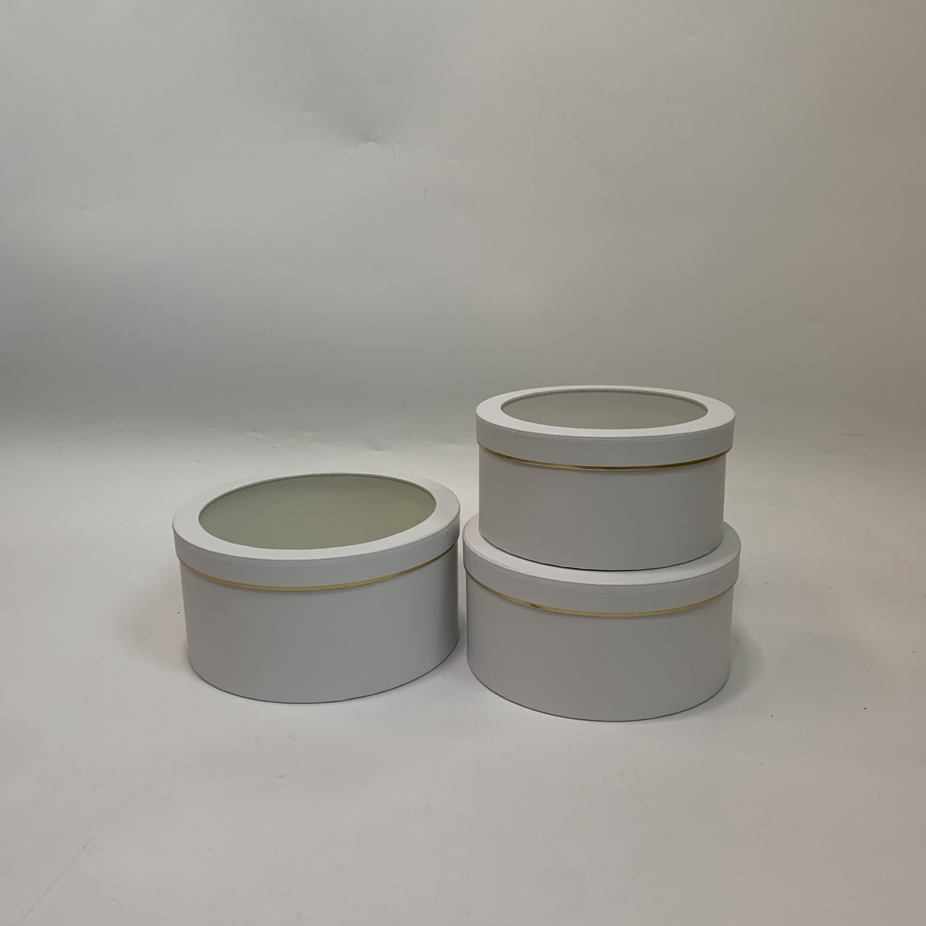 Wina Round Hollow Three-Piece Gift Box Three-Piece Gift Box Flower Box Flower Box With Hand Gift Box details Picture