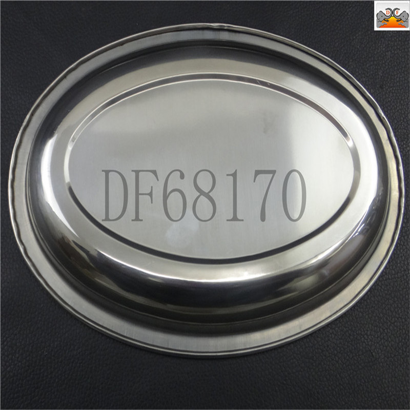 DF 68168 magnetic plate, stainless steel plate, high appearance level, round plate, straw hat plate, Korean noodle plate, home pasta salad plate, golden dinner plate, shallow DF TRADING HOUSE pic 5