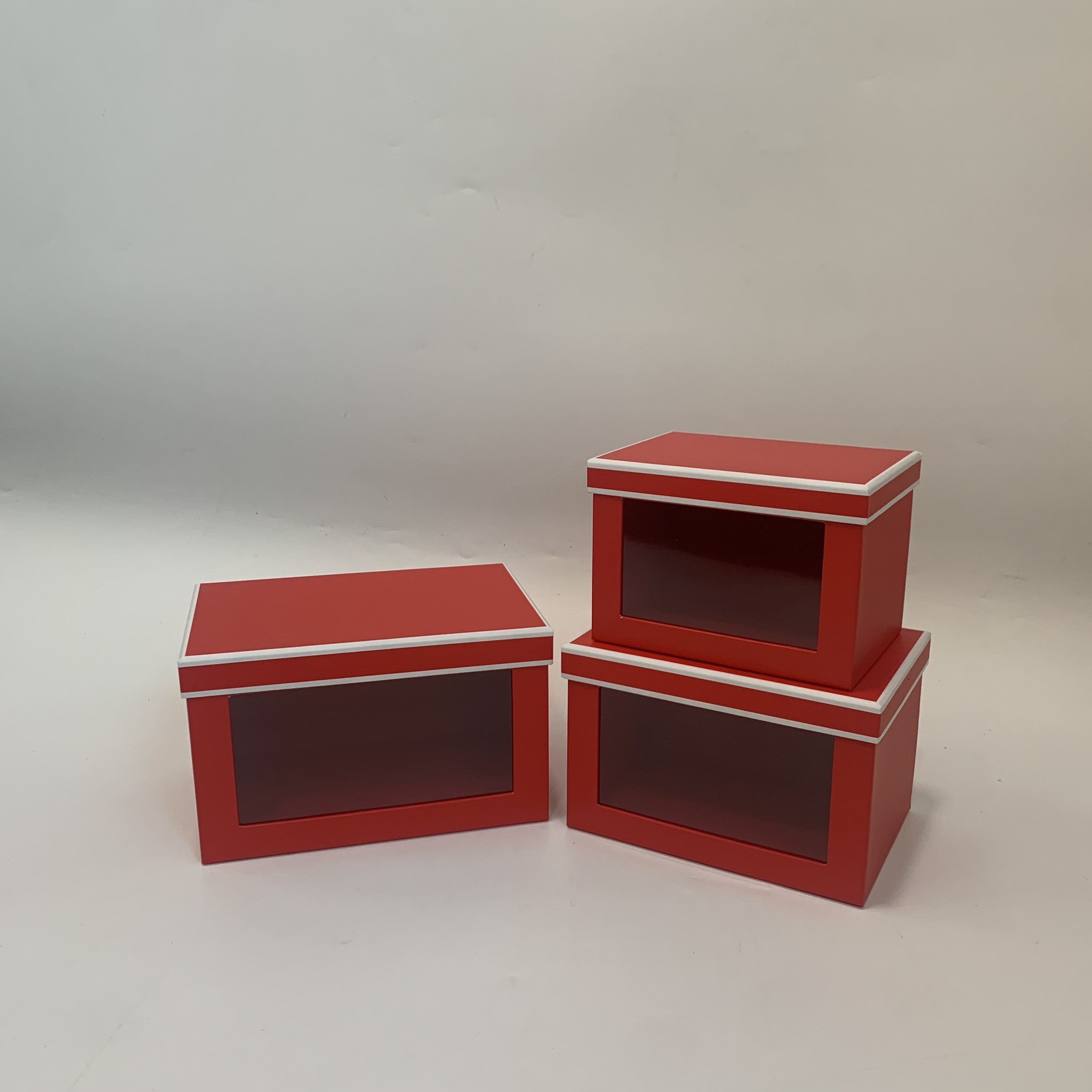 Wena Hollow Square Gift Box Three-Piece Valentine's Day Flower Gift Box With Hand Gift Box Flower Box Gift Box Specification drawing