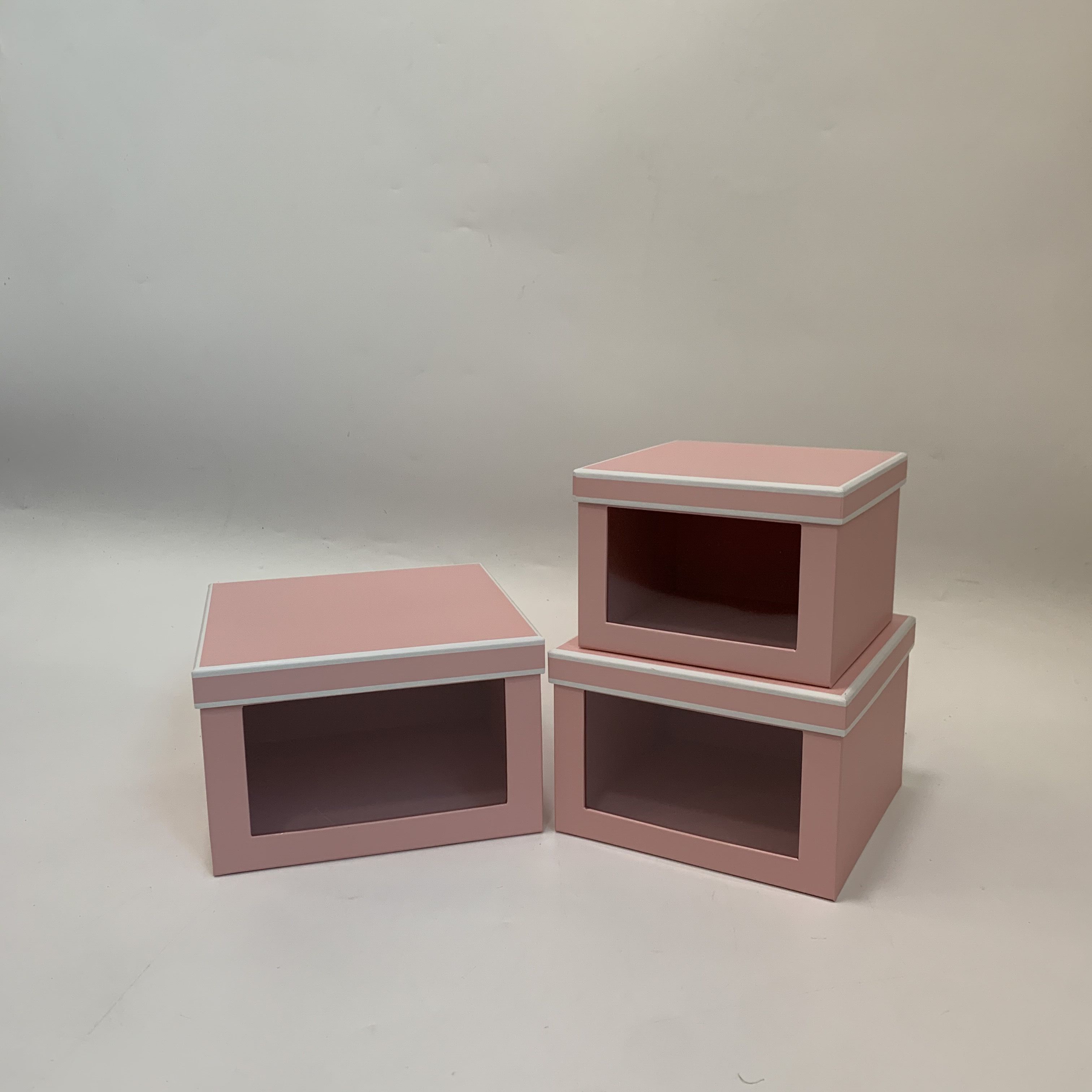 Wena Hollow Square Gift Box Three-Piece Valentine's Day Flower Gift Box With Hand Gift Box Flower Box Gift Box details Picture