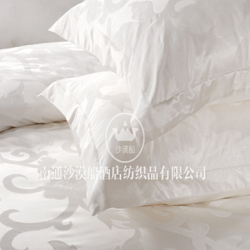 High-end hotel linen bedding: Dreamy Back to the Tang Dynasty European series jacquard luxury ice silk high-end hotel bedding, 100% mulberry silk fabric Application Scenario