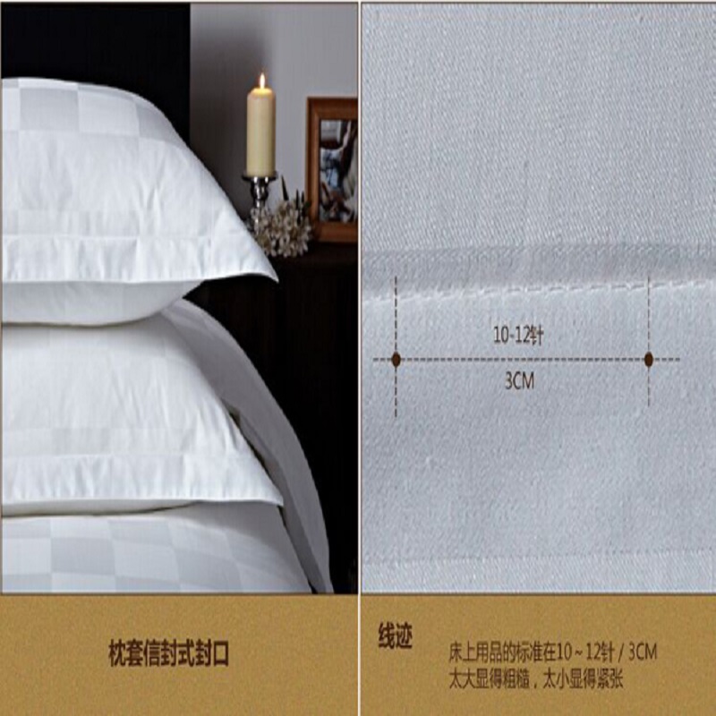 九公分魔方格酒店床上用品床单床笠被套被子详情图4