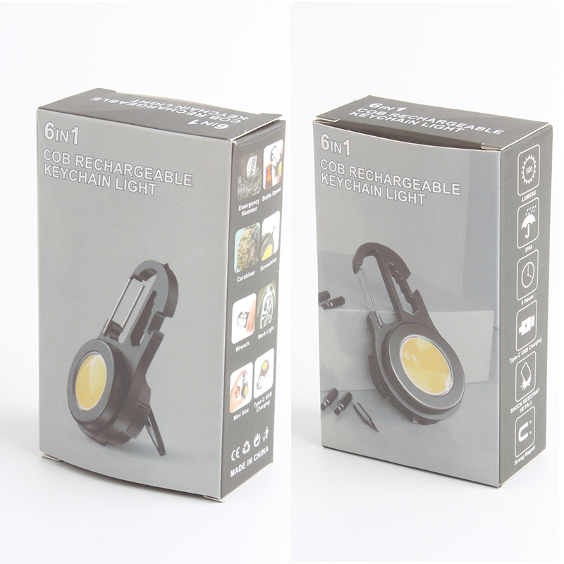 New cross-border multi-functional COB keychain light, portable camping outdoor light, rechargeable high-intensity mini work light Application Scenario