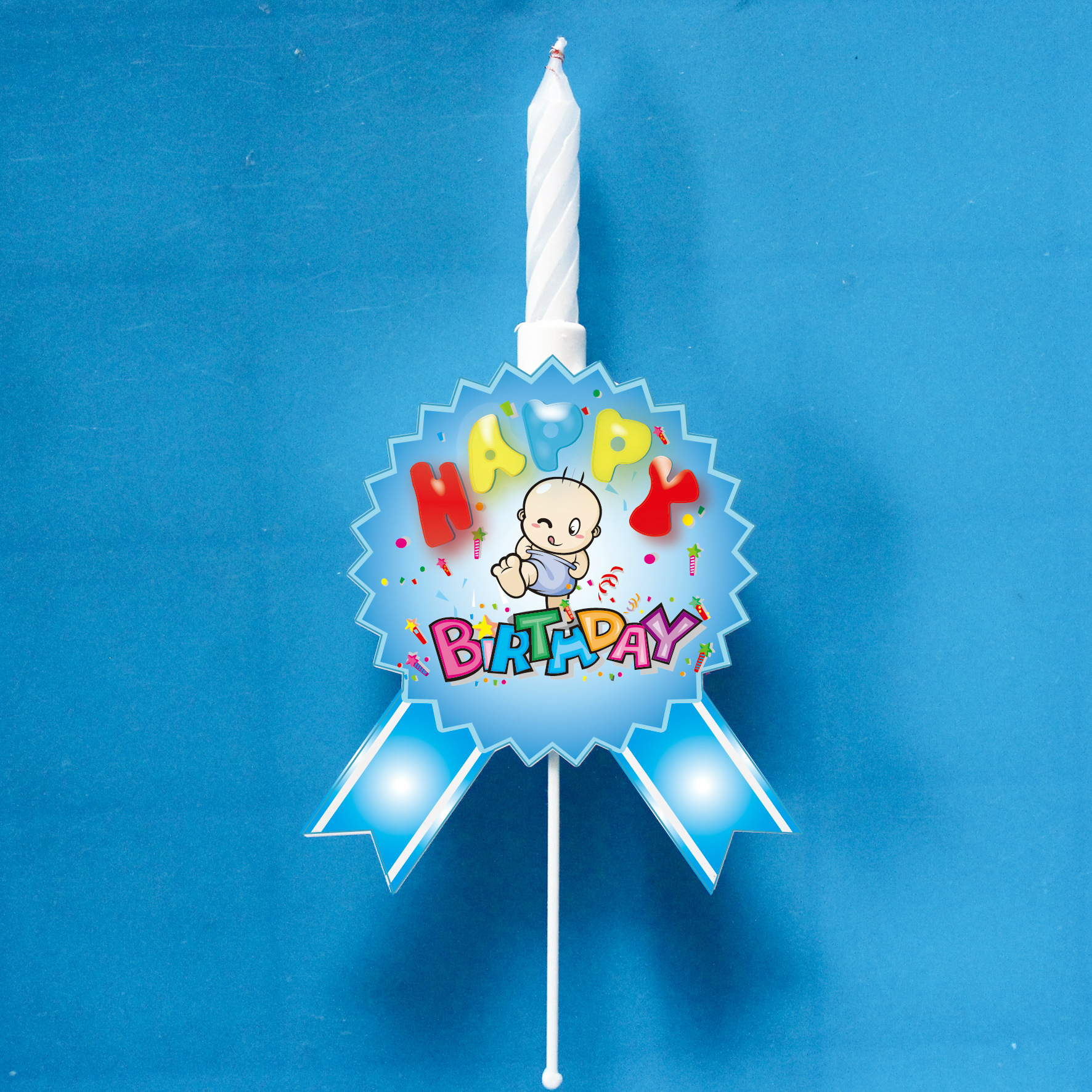 发光电子蜡烛装饰生日派对音乐蜡烛气氛唱歌蛋糕插件派对装饰详情2