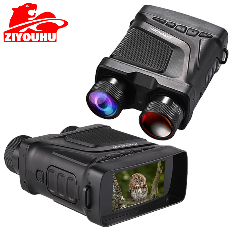 New Binoculars 850nm Infrared Night Vision Device Laser Red Dot 4x Digital Zoom Night Viewer Camera for Hunting Darkness 300m thumbnail