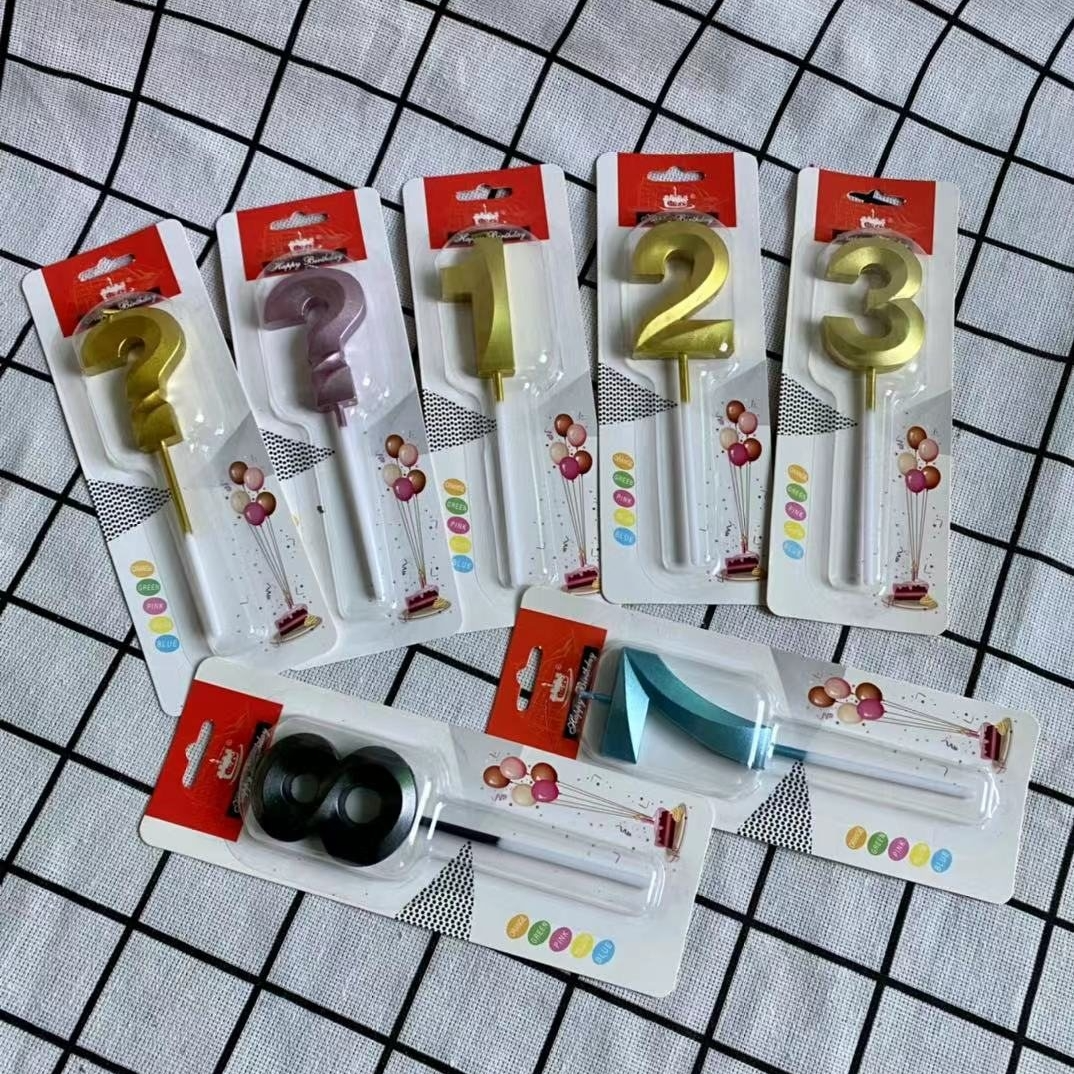 香槟色数字蜡烛歌剧院生日数字蛋糕装饰蜡烛 0-9派对装扮生日蜡烛详情7