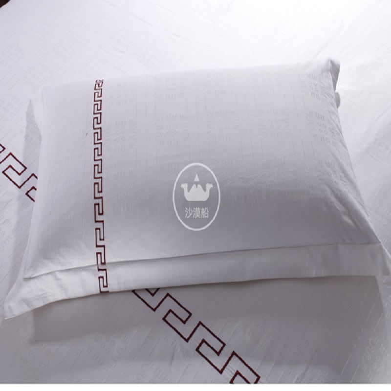 The Hotel bedding series of five-star hotel linen bedding features a 60-count cotton brocade jacquard design, which is simple, elegant and fashionable Item Picture
