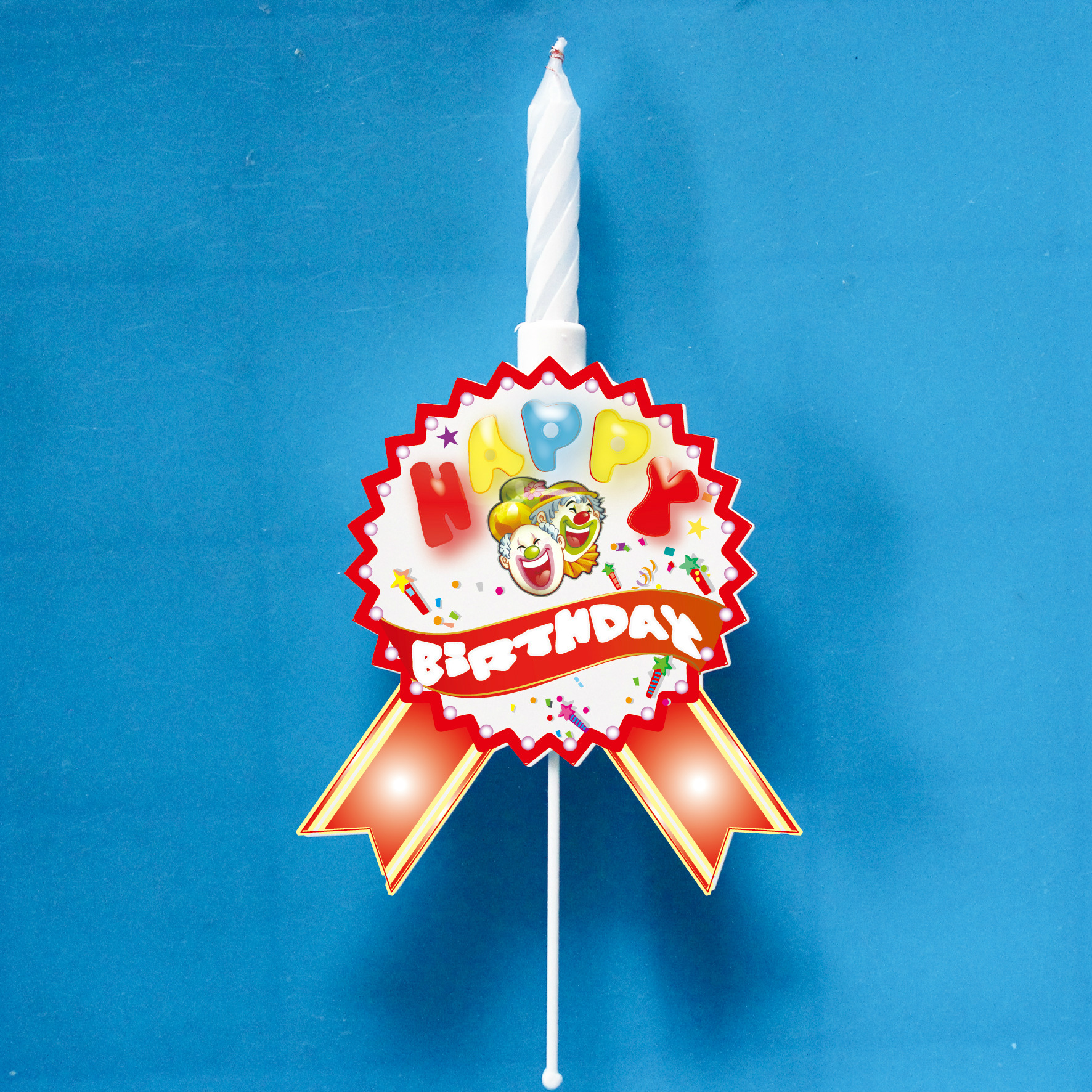 发光电子蜡烛装饰生日派对音乐蜡烛气氛唱歌蛋糕插件派对装饰详情3