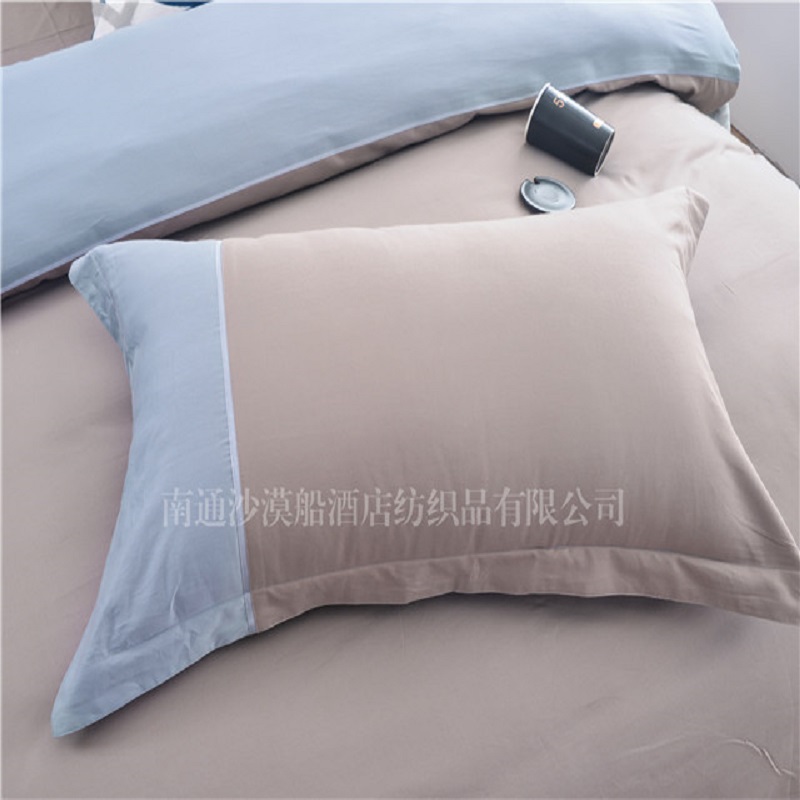 酒店床品套件实物图