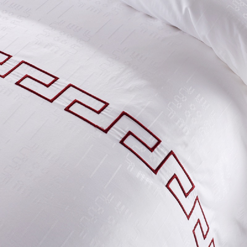 The Hotel bedding series of five-star hotel linen bedding features a 60-count cotton brocade jacquard design, which is simple, elegant and fashionable Application Scenario