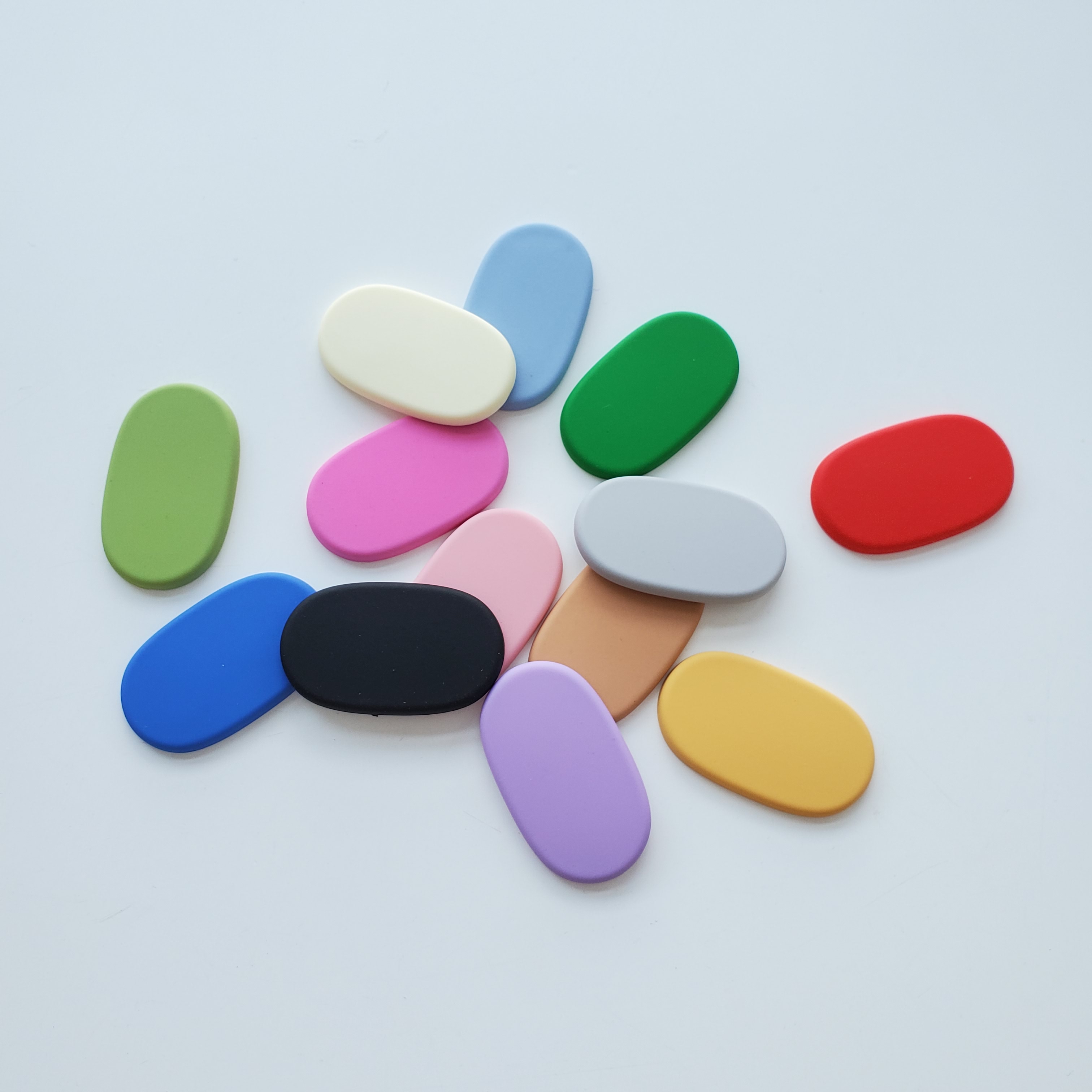 Chen Ming Accessories new explosive candy eraser oval flat bottom hairpin headwear accessories phone case patch clothing material accessories thumbnail