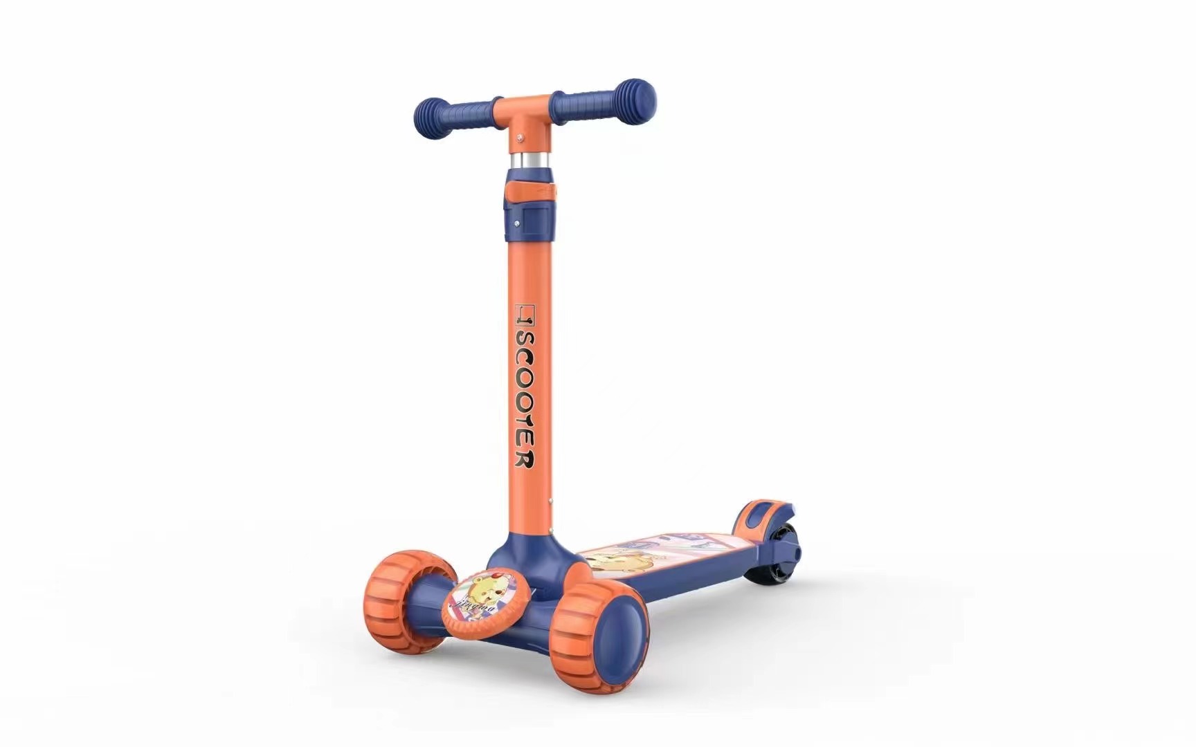 New scooter children's scooter scooter foldable buggies with lights and foldable manufacturer direct sales thumbnail