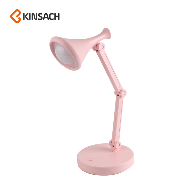 创意北欧风LED折叠台灯护眼桌面学生学习台灯便携宿舍床头小夜灯详情1