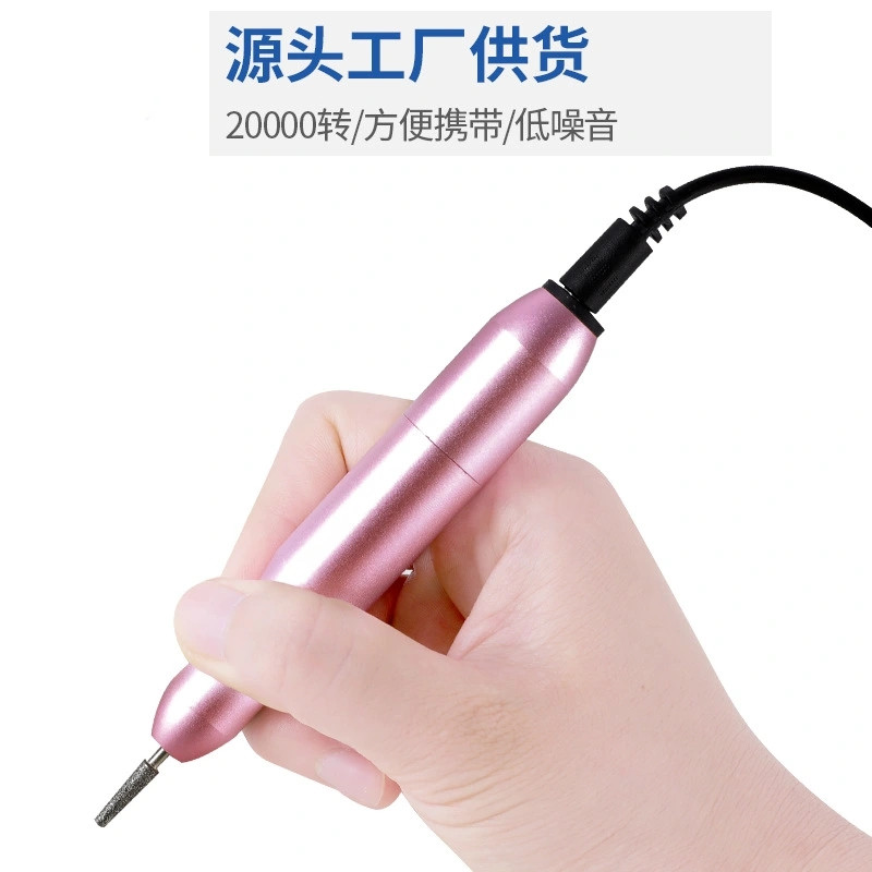 Custom logo color new brushless written nail sharpener Mini portable nail polisher USB