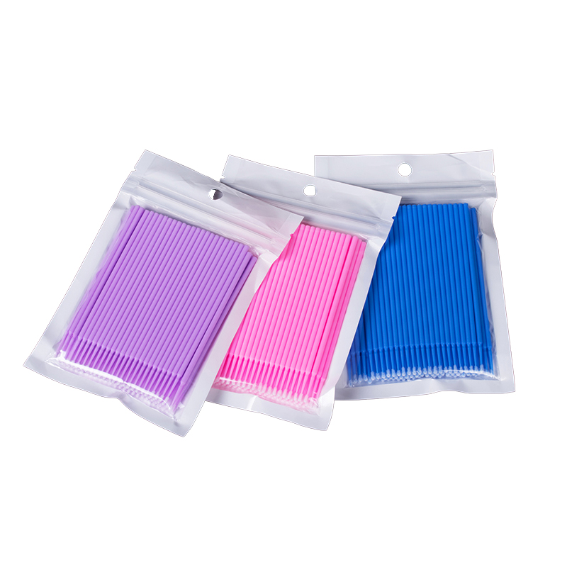 Grafted Eyelash Cotton Swab Cleaning Stick Bag Small Head Nano Cotton Swab Removal False Eyelash Cotton Swab Makeup Tattoo Supplies