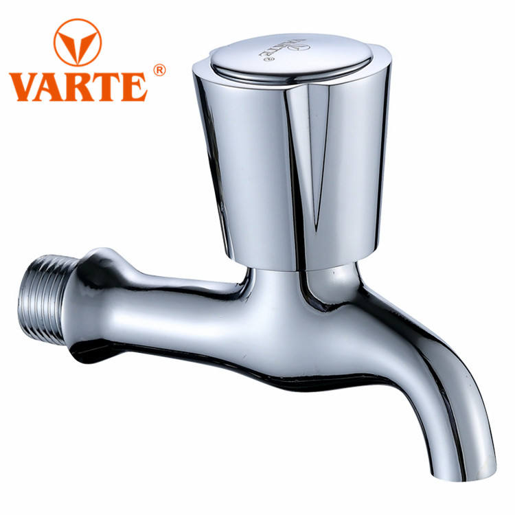 Wholesale Cold Water Chrome Plated Washing Machine Long Body Bibcock Tap
