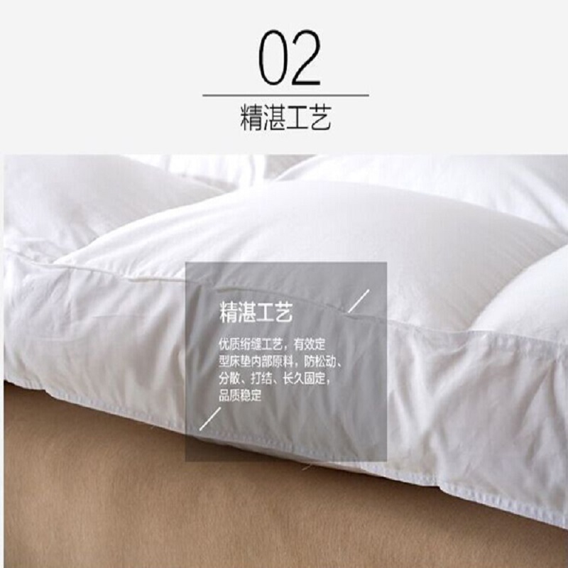 HOTEL五星级酒店床上用品布草专用床垫软垫超软加厚褥子垫保护垫防滑定制详情图3