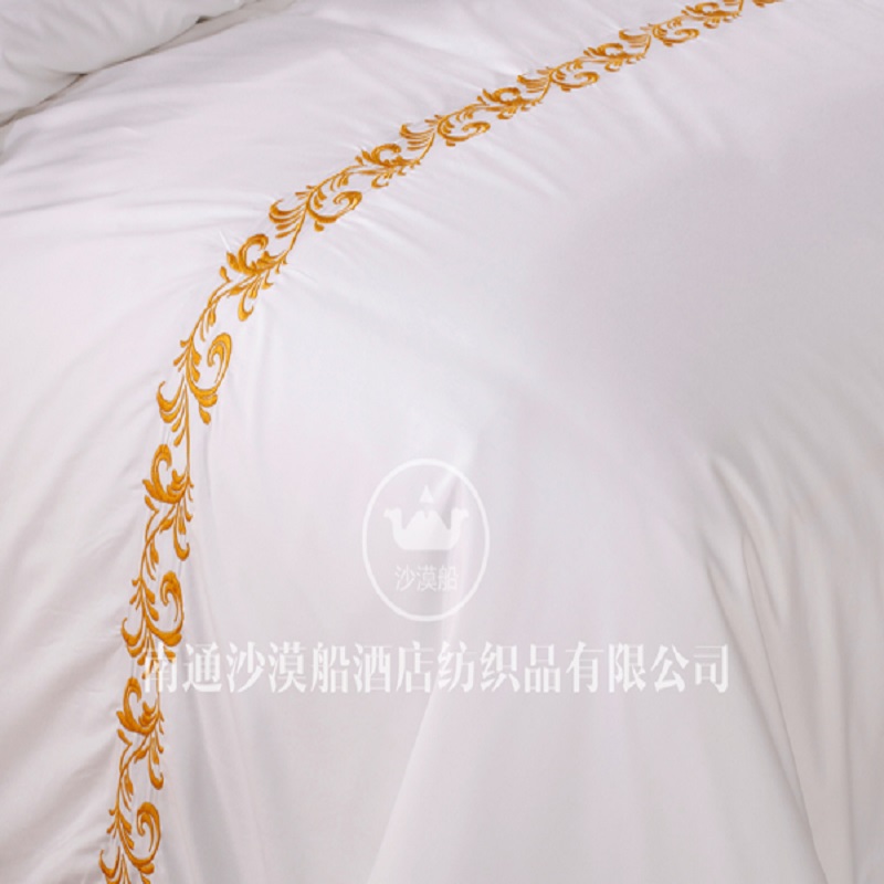 凤尾相连系列高端酒店床上用品床单被套被子布草简约北欧风详情图4
