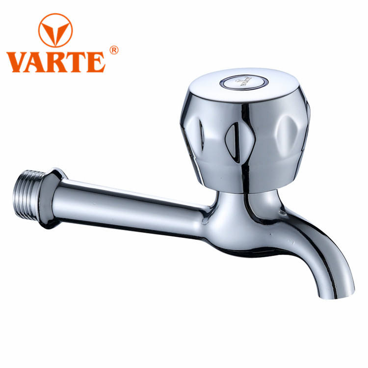 Single Handle Wall Mounted Washing Machine Chrome Facucet Zinc Bibcock Brass Water Tap