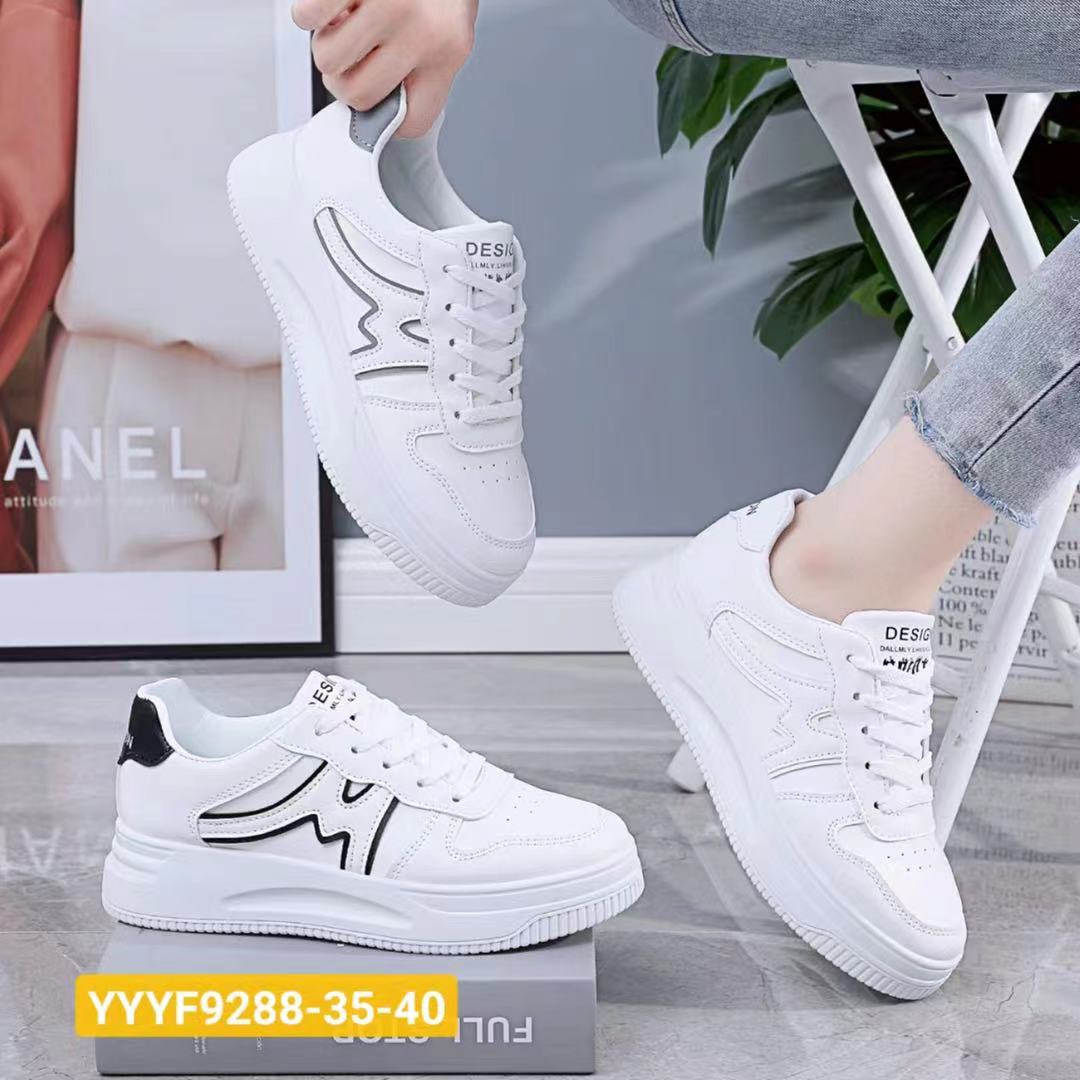 2022 new women's board shoes small white shoes stylish casual shoes thumbnail