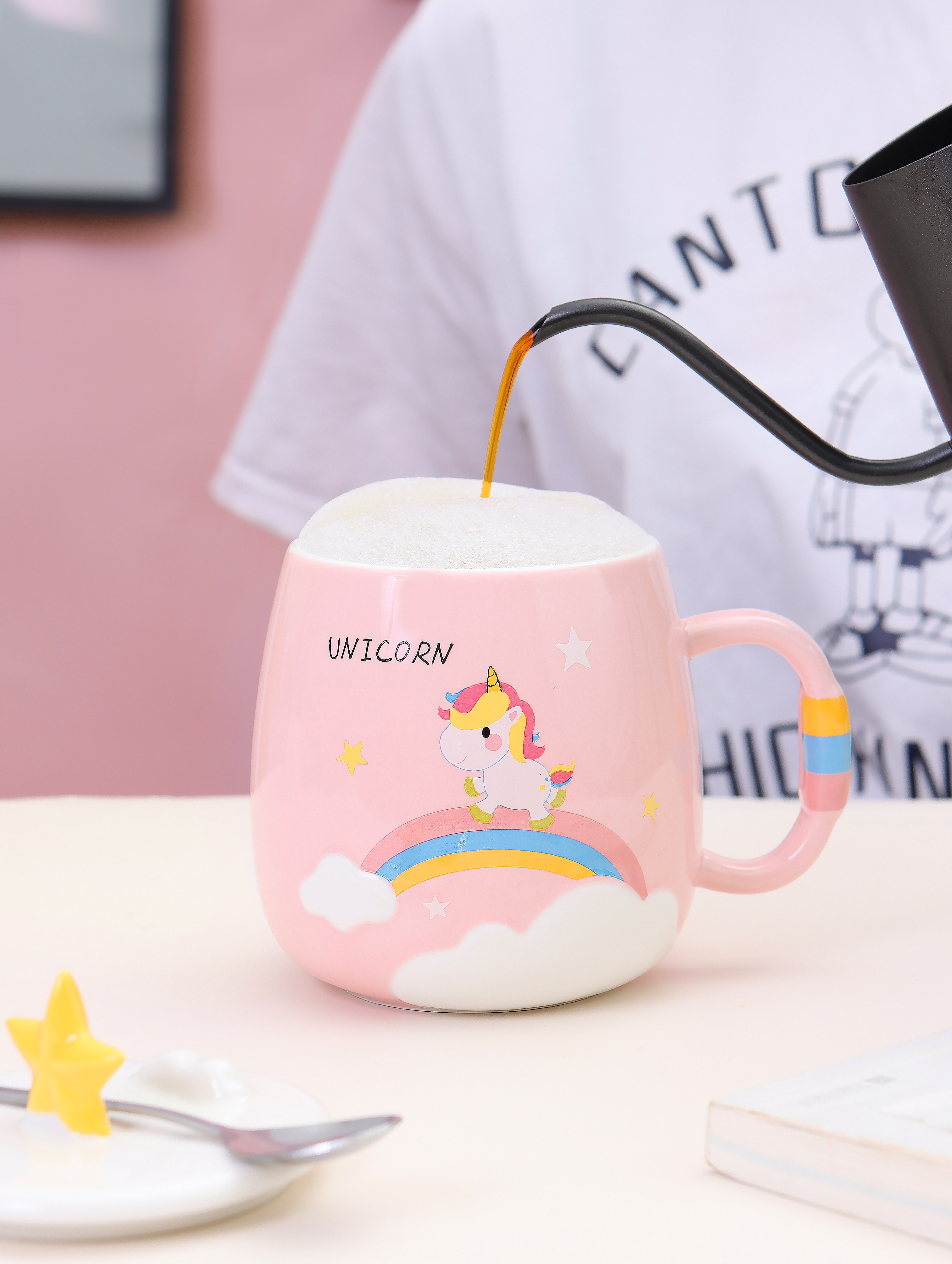 European small luxury coffee cup set English afternoon tea cup coffee set cup saucer home tray coffee appliances thumbnail