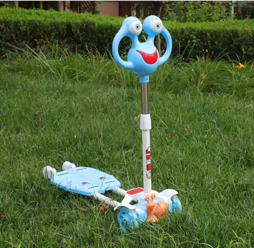 Scooter children's skateboard wheel block frog scooter cartoon snail toy car buggy thumbnail