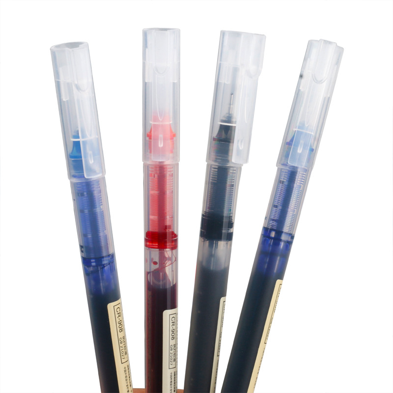 Simple Direct Liquid Rolling Neutral Pen Office Stationery Pen Refill Large Capacity Signature Pen Student Writing Test Pen Item Picture