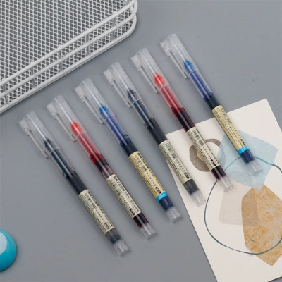 Simple Direct Liquid Rolling Neutral Pen Office Stationery Pen Refill Large Capacity Signature Pen Student Writing Test Pen