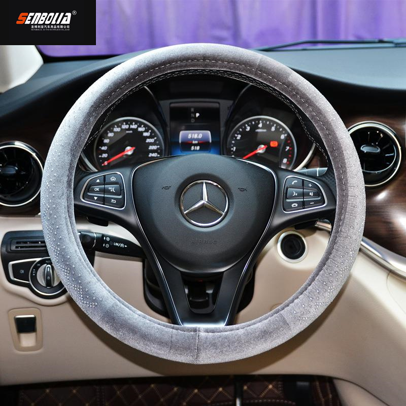 senbolia-FXP-50 all-season universal car steering wheel cover factory direct sales. Welcome to inquire and customize car interior products pic 1