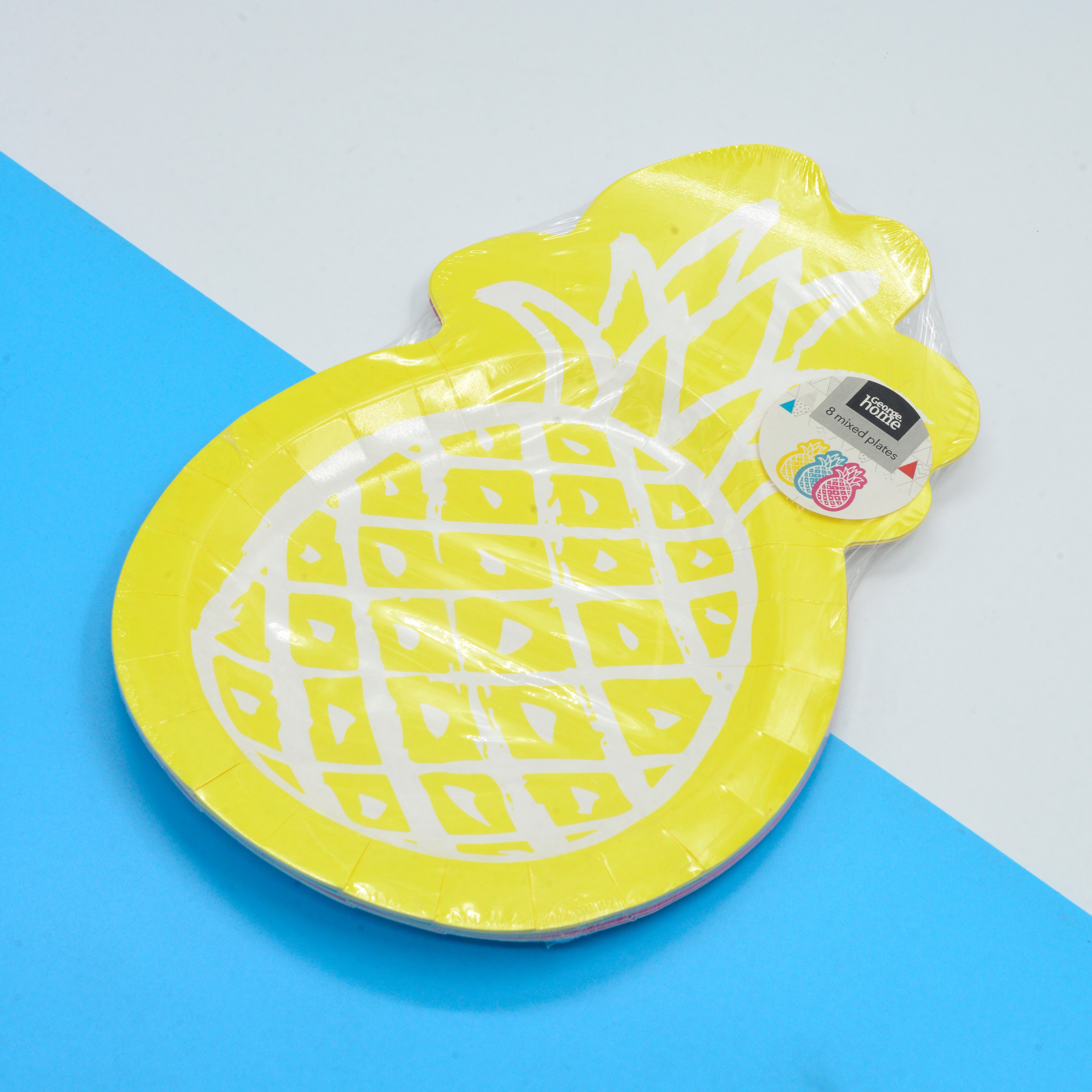 Internet celebrity disposable pineapple shaped cake plate thumbnail