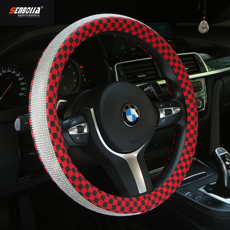 senbolia-FXP-50 all-season universal car steering wheel cover factory direct sales. Welcome to inquire and customize car interior products pic 3