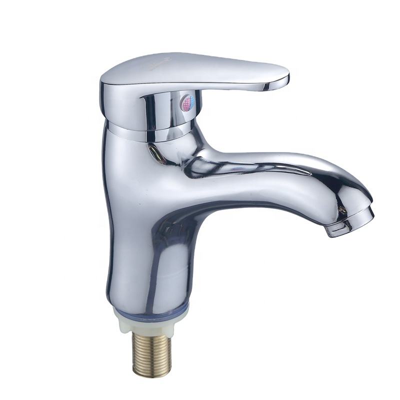New design zinc alloy chrome single handle mixer faucet