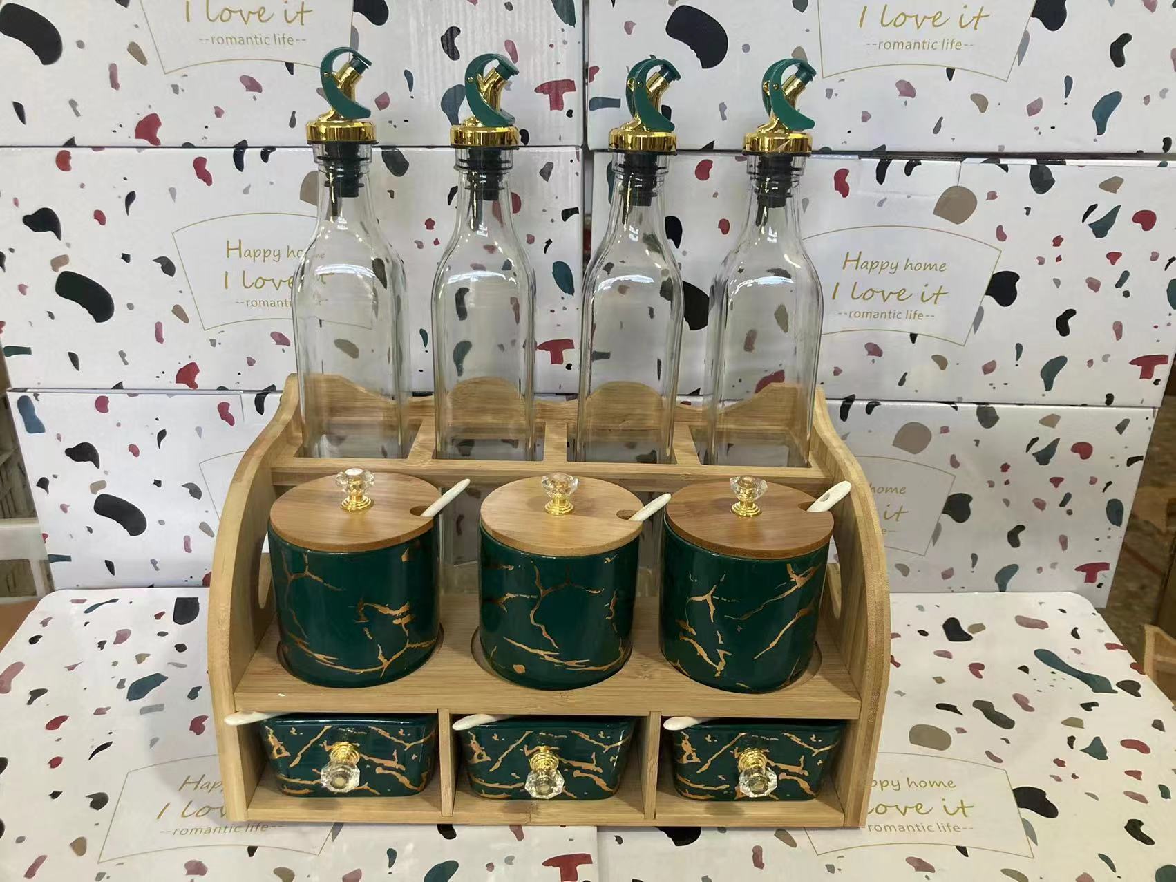 Seasoning combination set seasoning jar seasoning jar seasoning jar set seasoning jar kitchen container container combination storage box